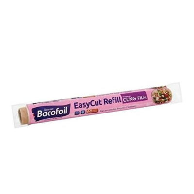 Bacofoil Baco Baco Easycut Cling Film - Refill 350mm x 60mtr (Pack of 2)