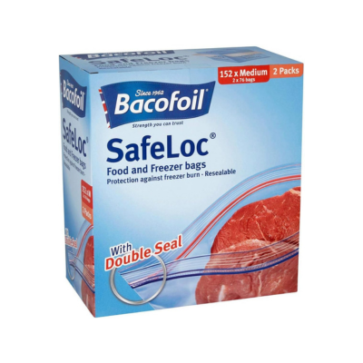 BacoFoil M264219C Safeloc Medium, 152 Count